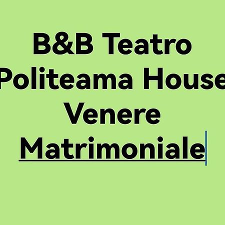 Bed and Breakfast Palermo Centro Venere Esterno foto