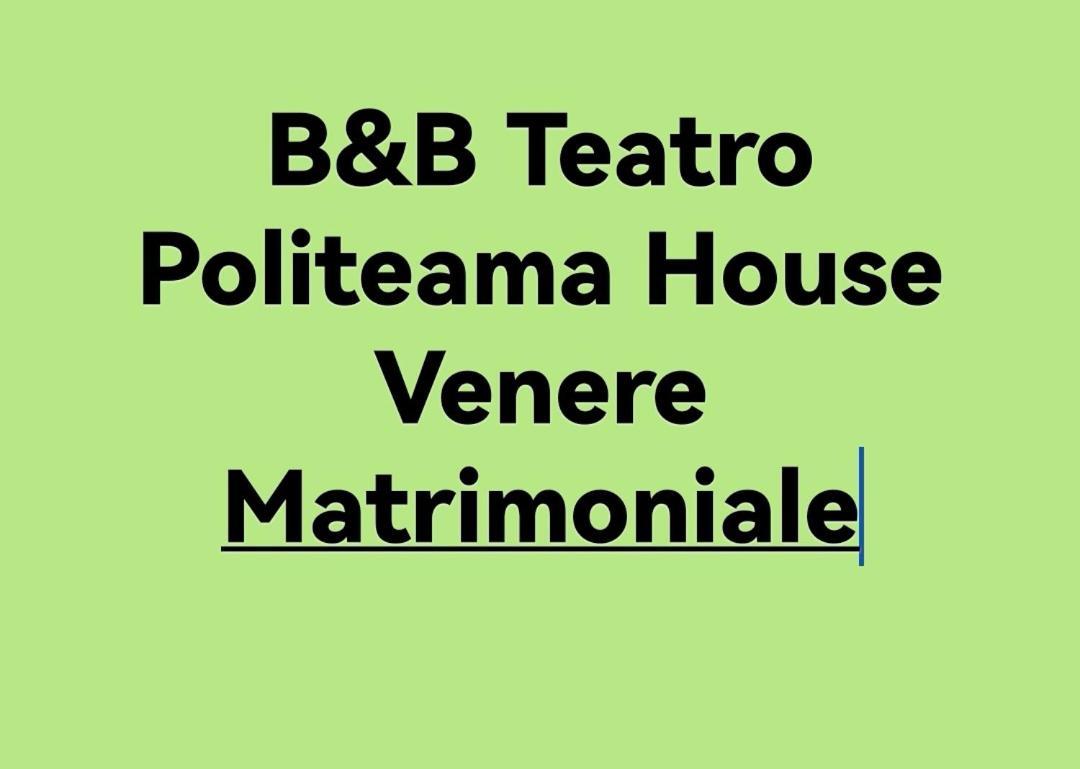 Bed and Breakfast Palermo Centro Venere Esterno foto